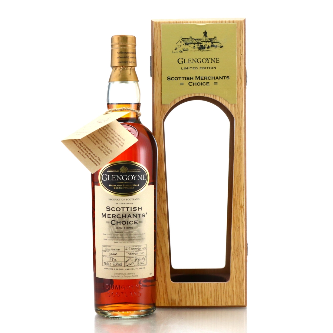 Glengoyne 1996 Single Sherry Cask 12 Year Old #3447 / Scottish Merchants' Choice