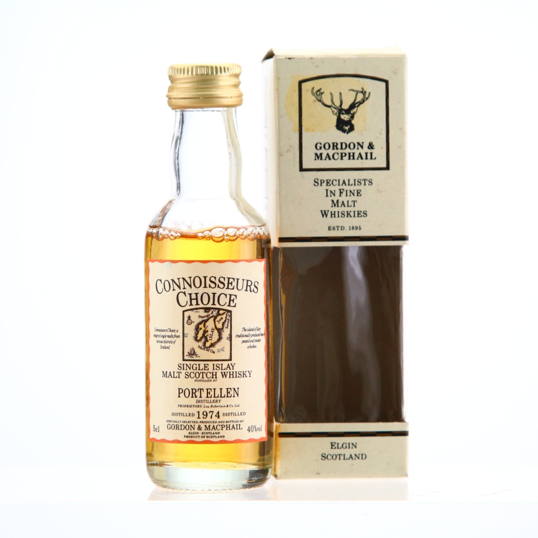 Port Ellen 1974 Gordon and MacPhail Miniature