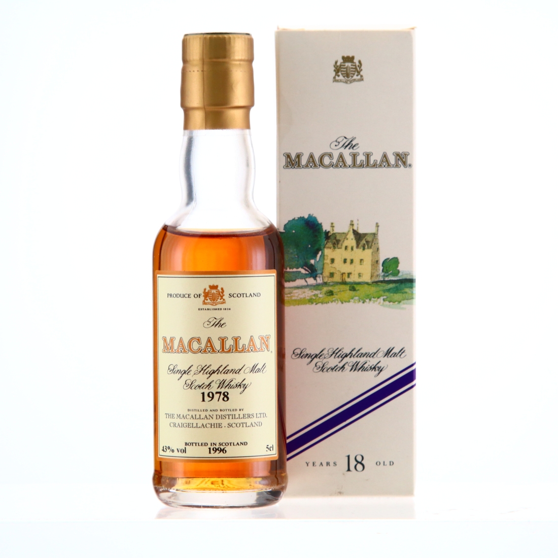 Macallan 1978 18 Year Old Miniature