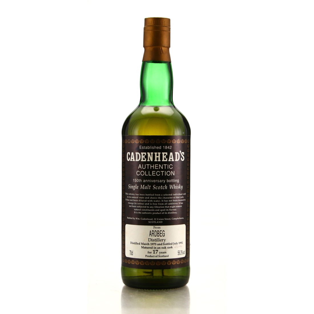 Ardbeg 1975 Cadenhead's 17 Year Old / 150th Anniversary