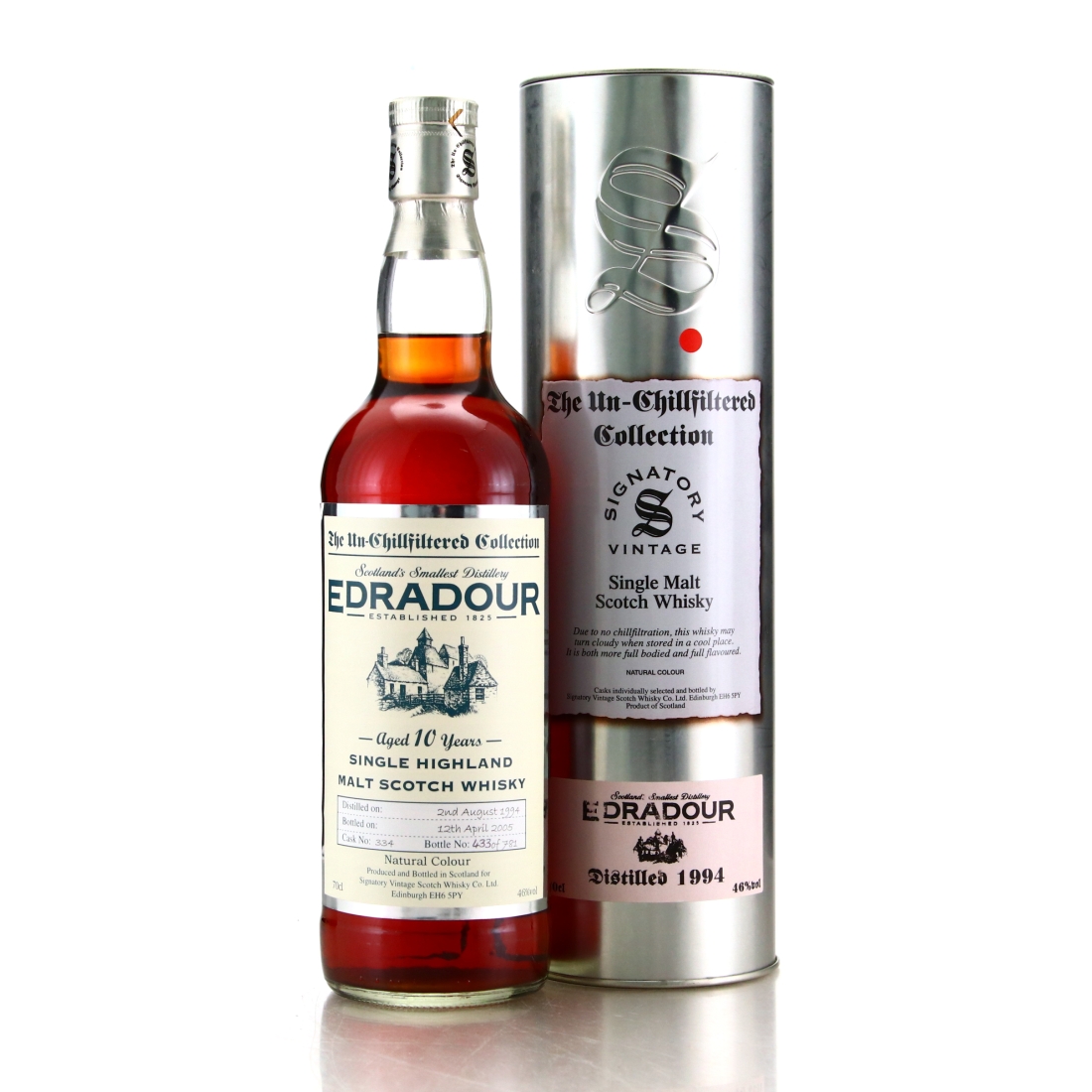 Edradour 1994 Single Cask #334 10 Year Old