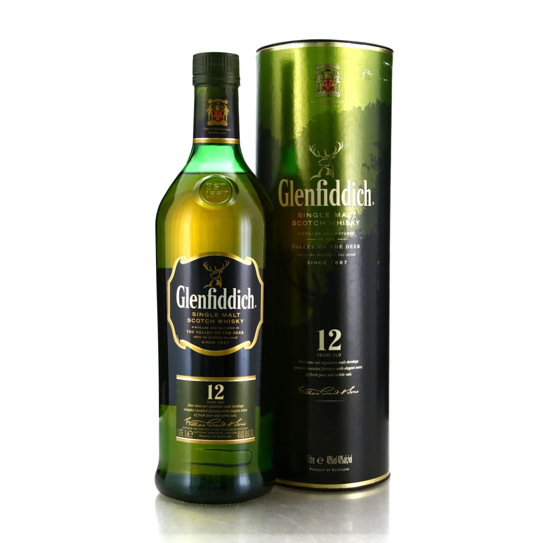 Glenfiddich 12 Year Old Signature Malt 1 Litre pre-2014