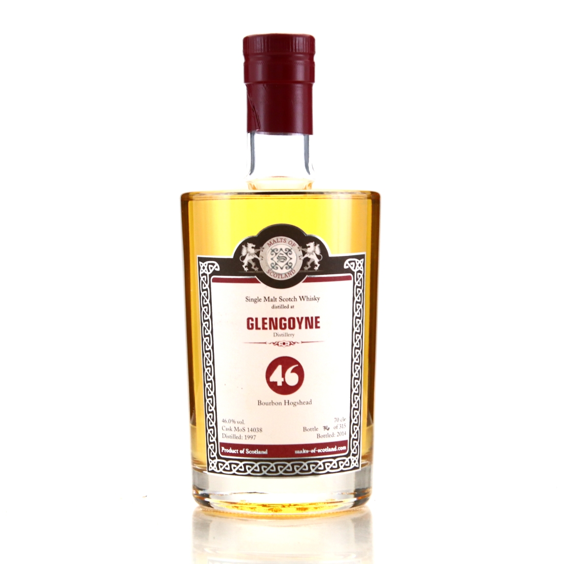 Glengoyne 1997 Malts of Scotland Bourbon Hogshead