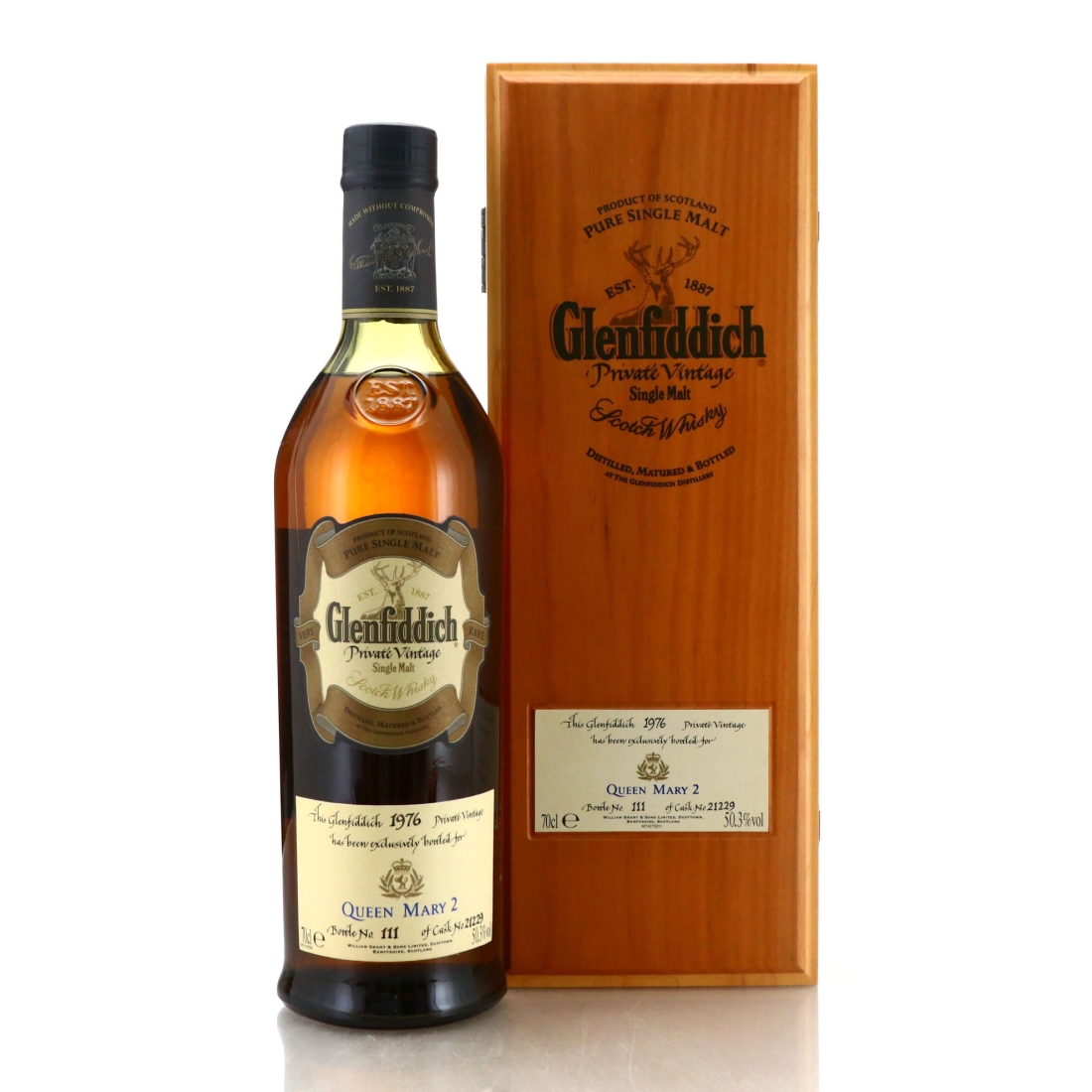 Glenfiddich 1976 Private Vintage #21229 / Queen Mary 2