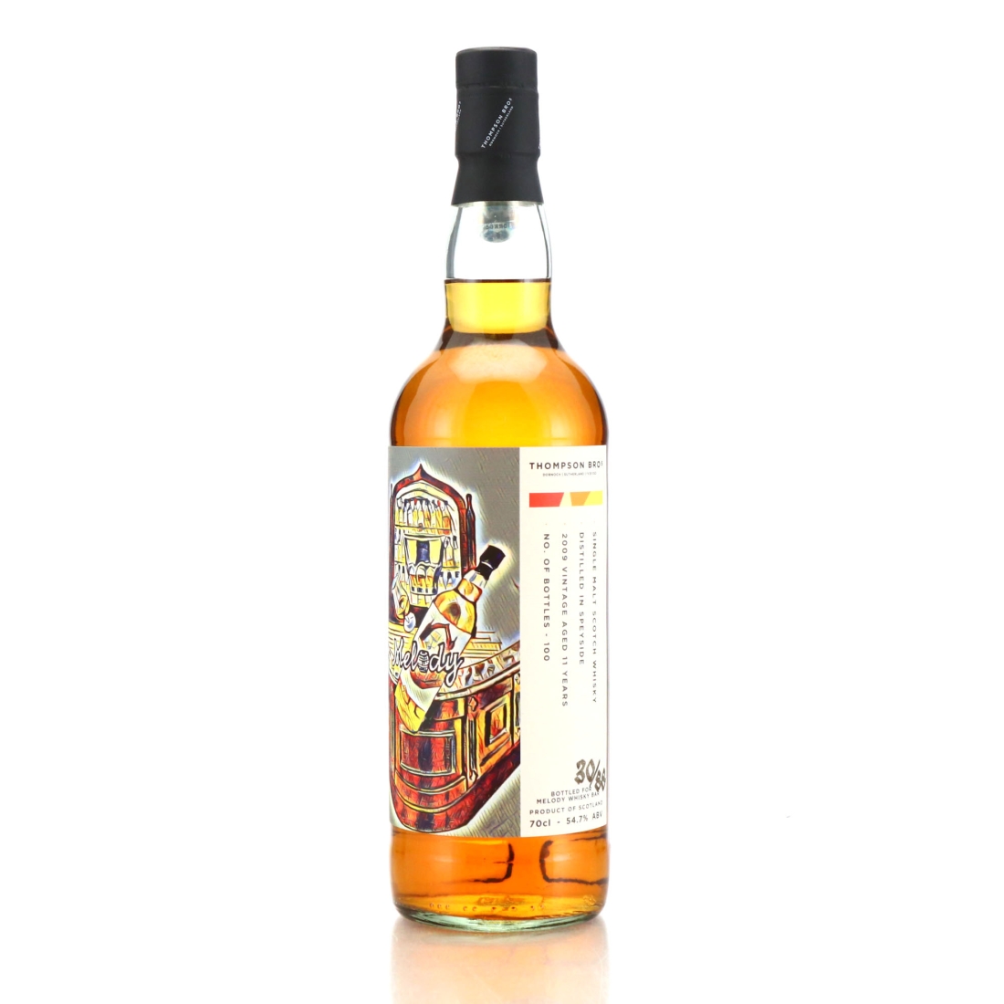 Speyside Single Malt 2009 Thompson Brothers 11 Year Old / Melody Whisky Bar