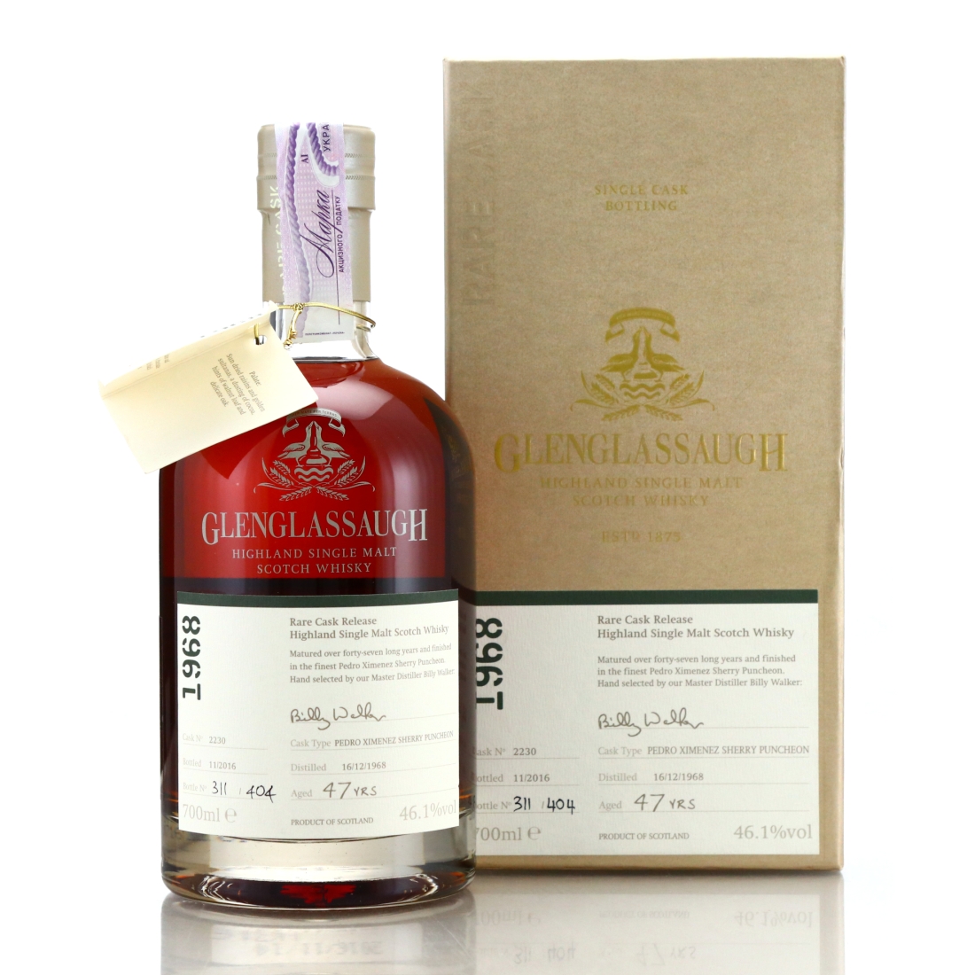 Glenglassaugh 1968 Single PX Cask 47 Year Old #2230