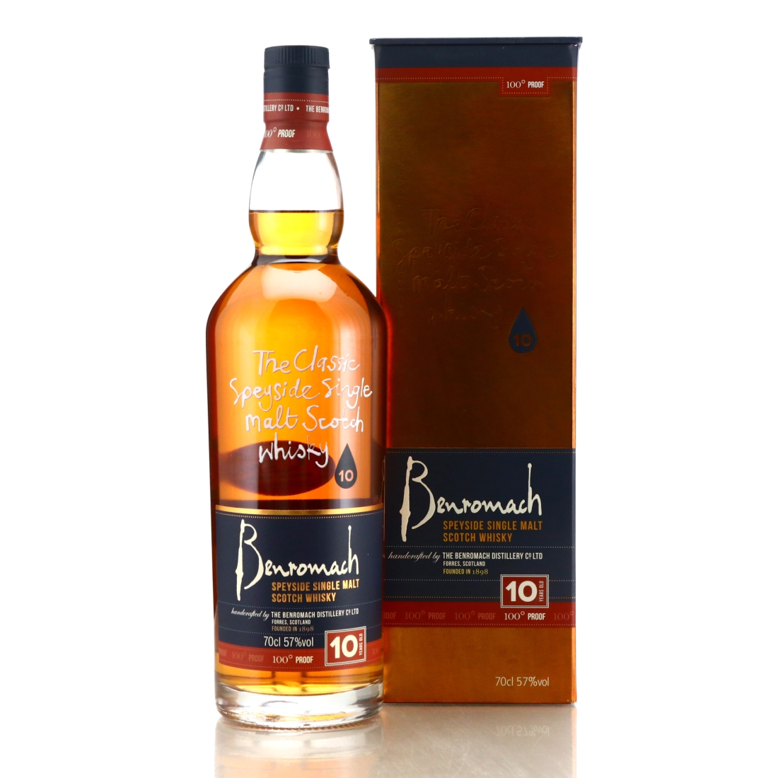 Benromach 10 Year Old 100 Proof pre-2020