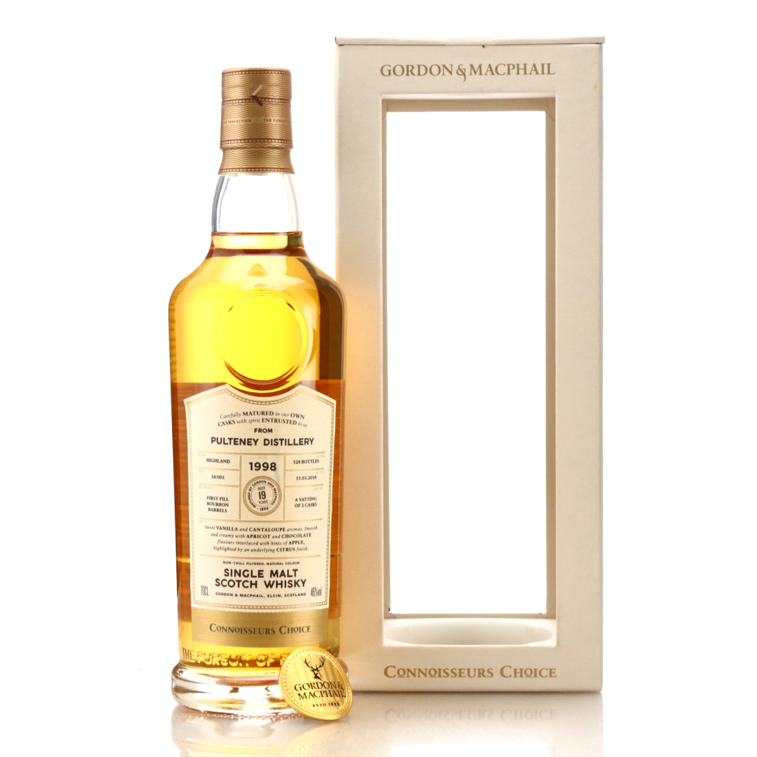Old Pulteney 1998 Gordon MacPhail 19 Year Old Batch 18/001