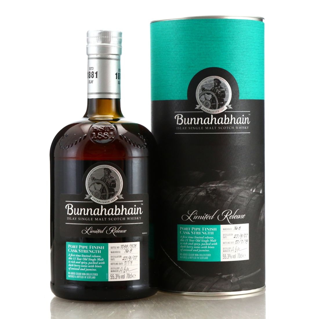Bunnahabhain 2007 Port Pipe Finish 11 Year Old