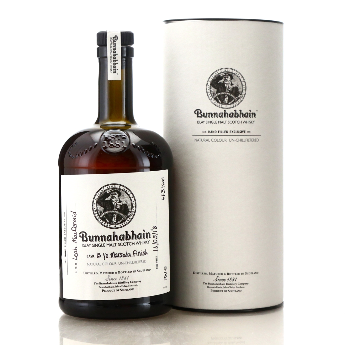 Bunnahabhain 13 Year Old Hand Filled 2018 / Marsala Finish