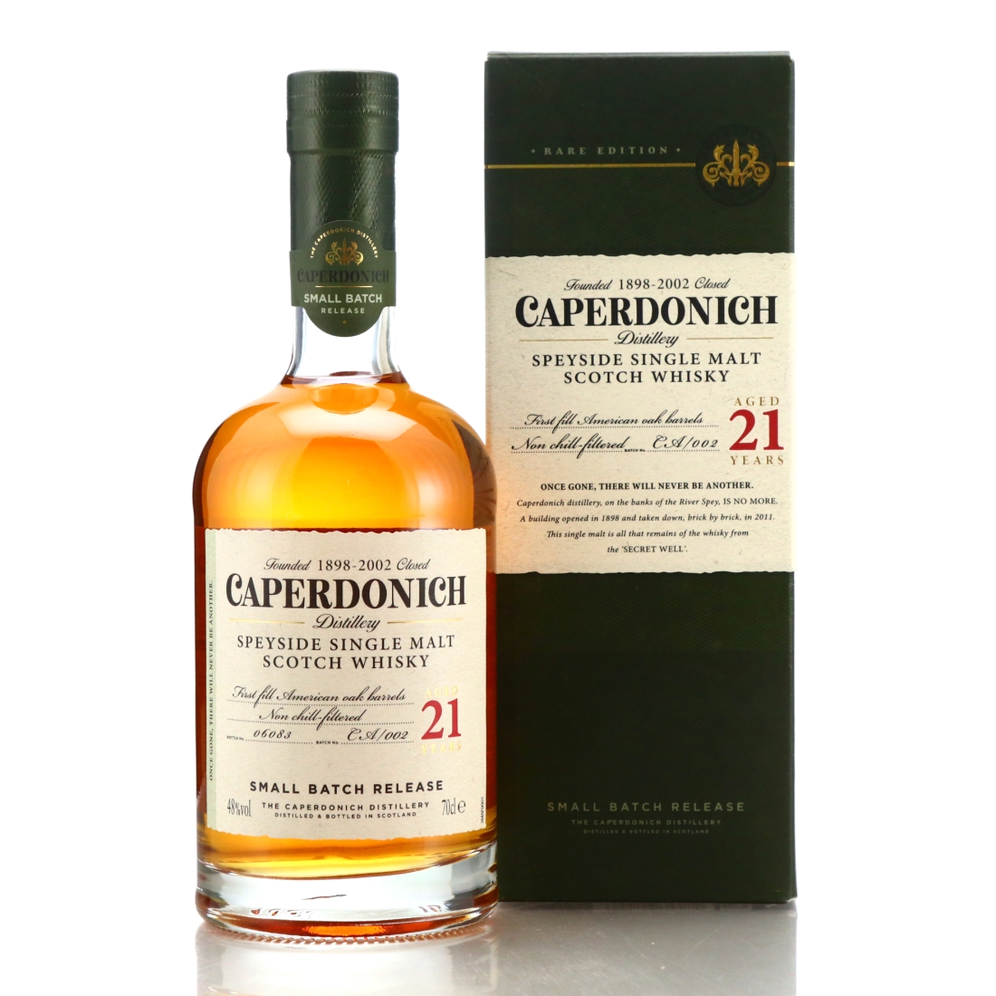 Caperdonich 21 Year Old Small Batch Release / Batch 002