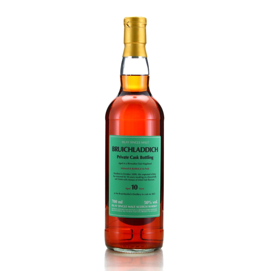 Bruichladdich 2009 Private Rivesaltes Cask 10 Year Old #3653