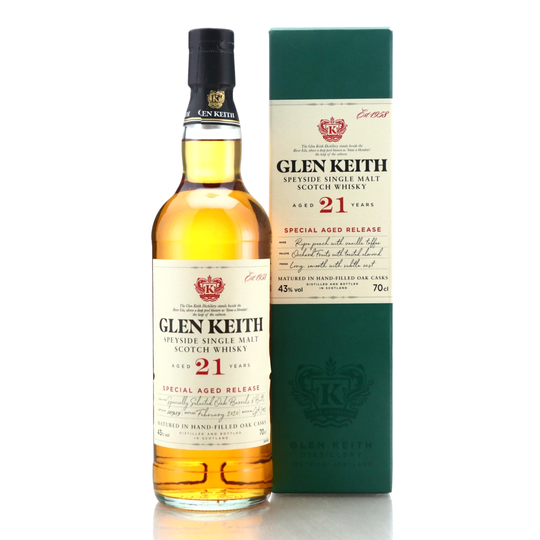 Glen Keith 21 Year Old Special Aged Release