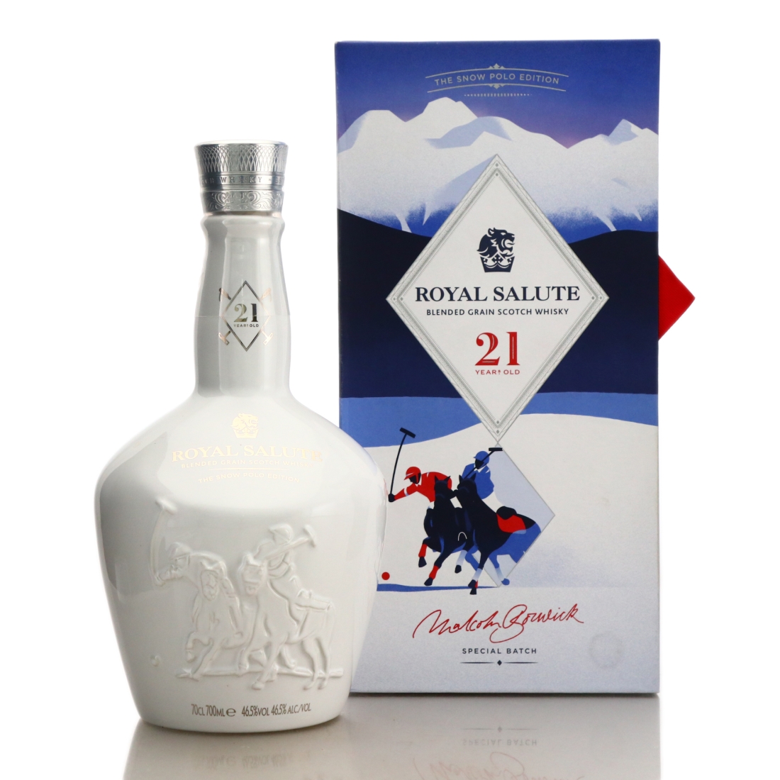 Chivas Royal Salute 21 Year Old Blended Grain / Snow Polo Edition