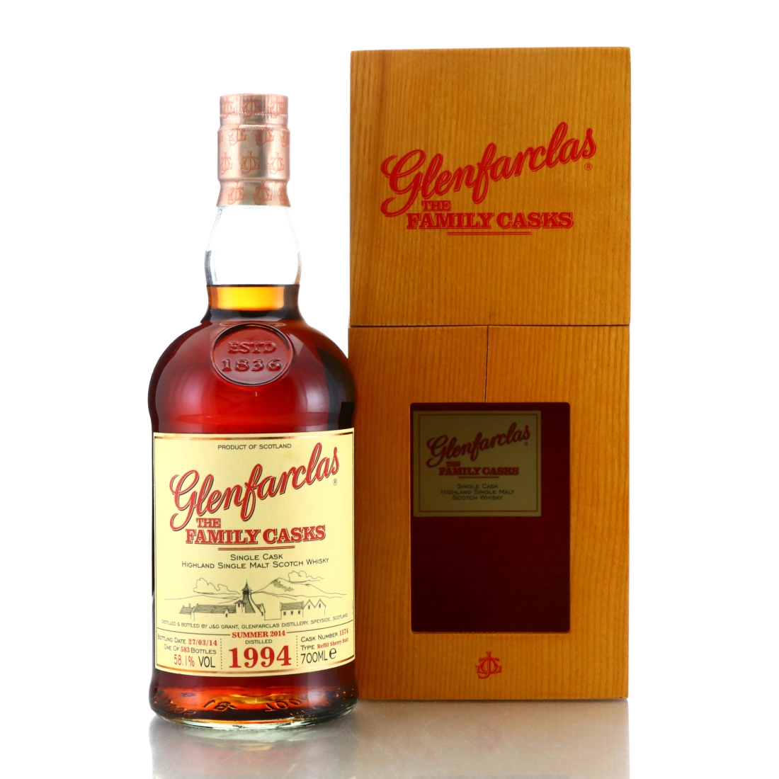 Glenfarclas 1994 Family Cask #1574 / Summer 2014