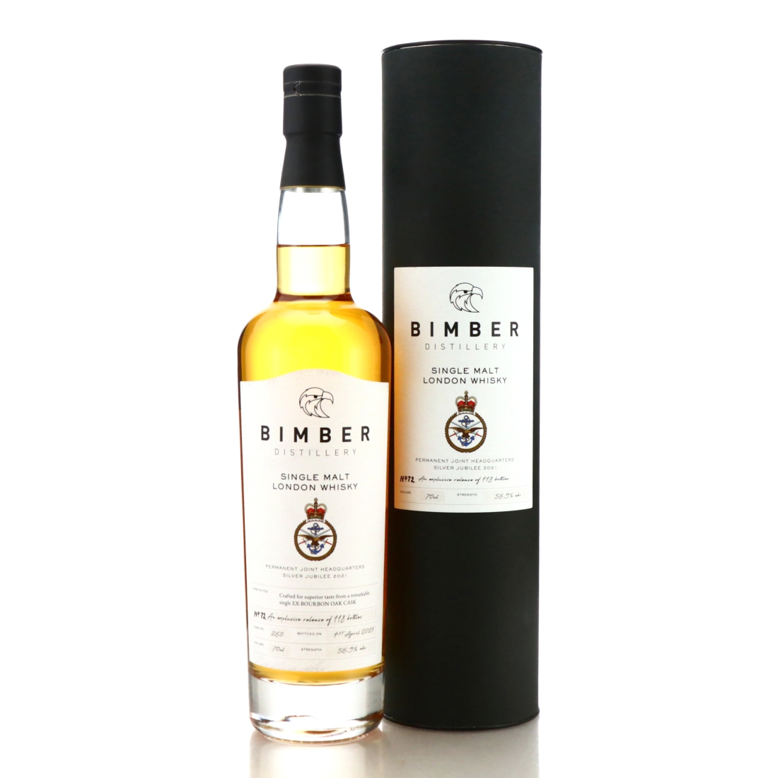 Bimber Single Bourbon Cask #260 / Permanent Joint Headquarters Silver Jubilee 2021