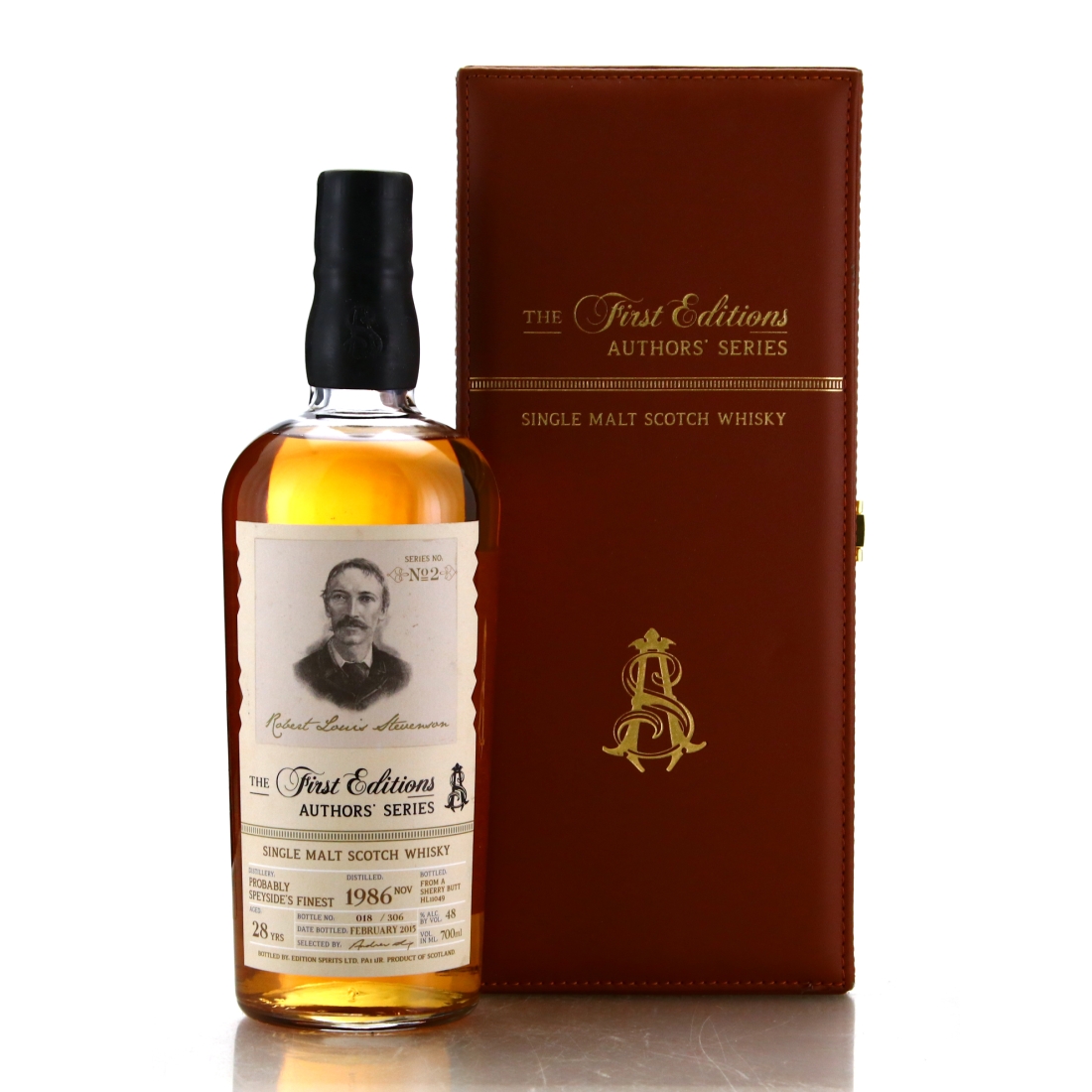 Glenfarclas 'Probably Speyside's Finest' 1986 First Editions 28 Year Old Author's Series / Robert Louis Stevenson