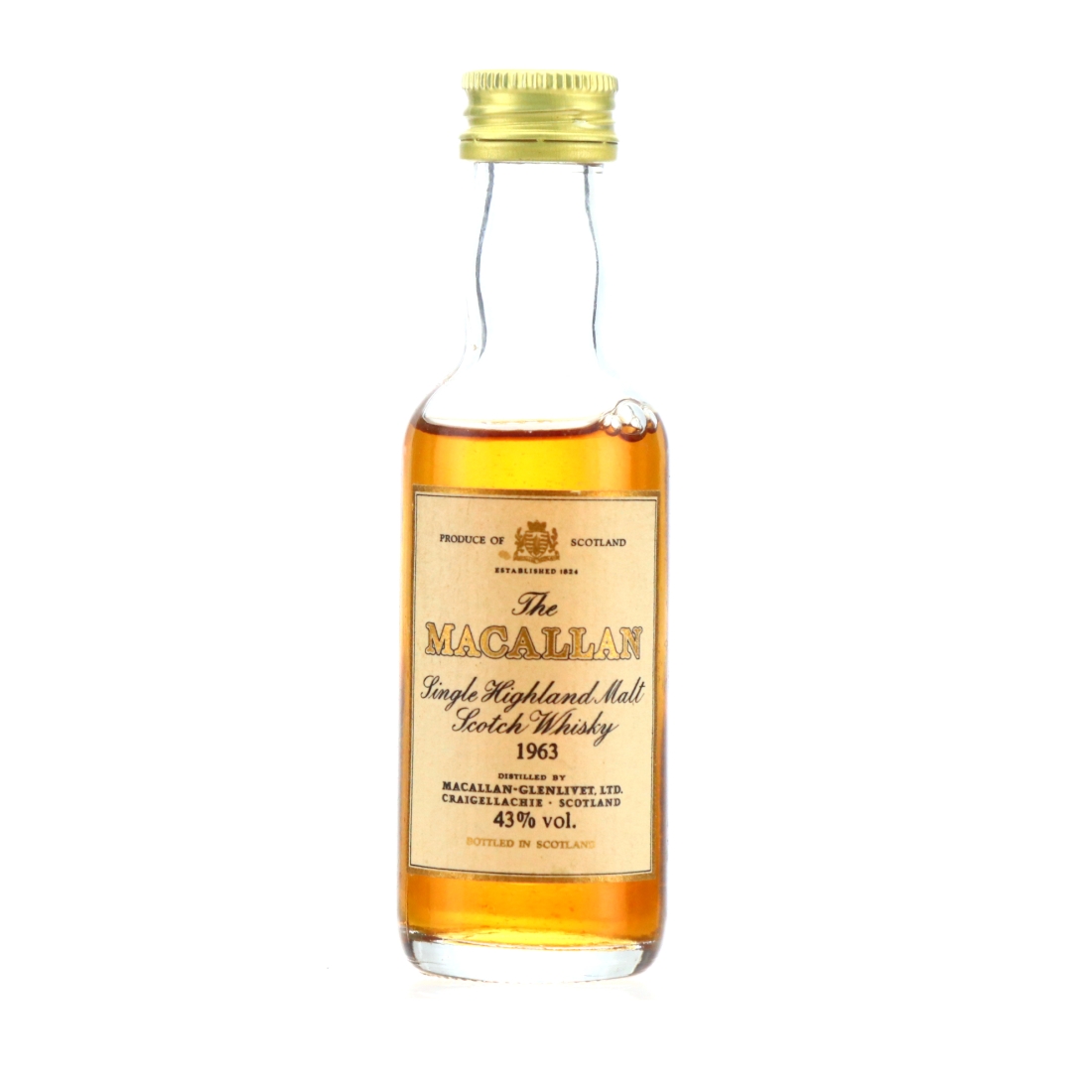 Macallan 1963 Miniature