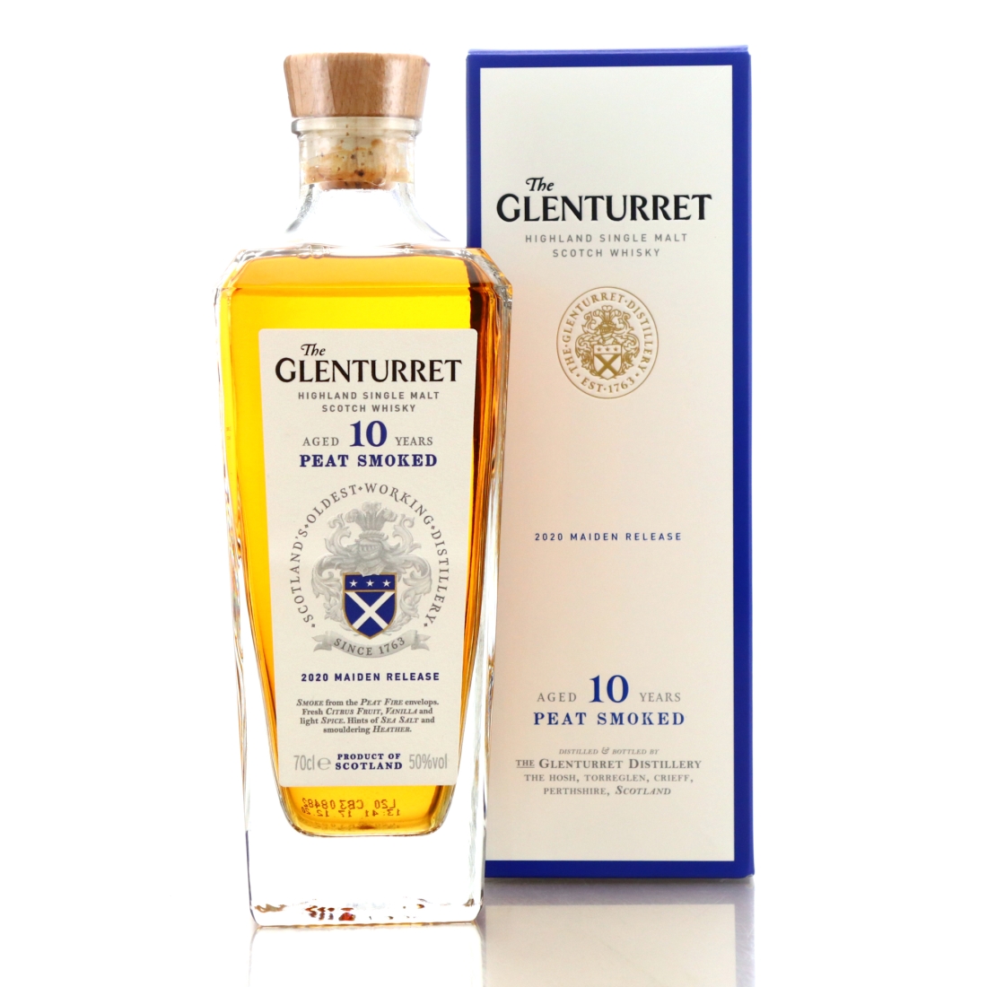 Glenturret 10 Year Old Peat Smoked 2020 Maiden Release
