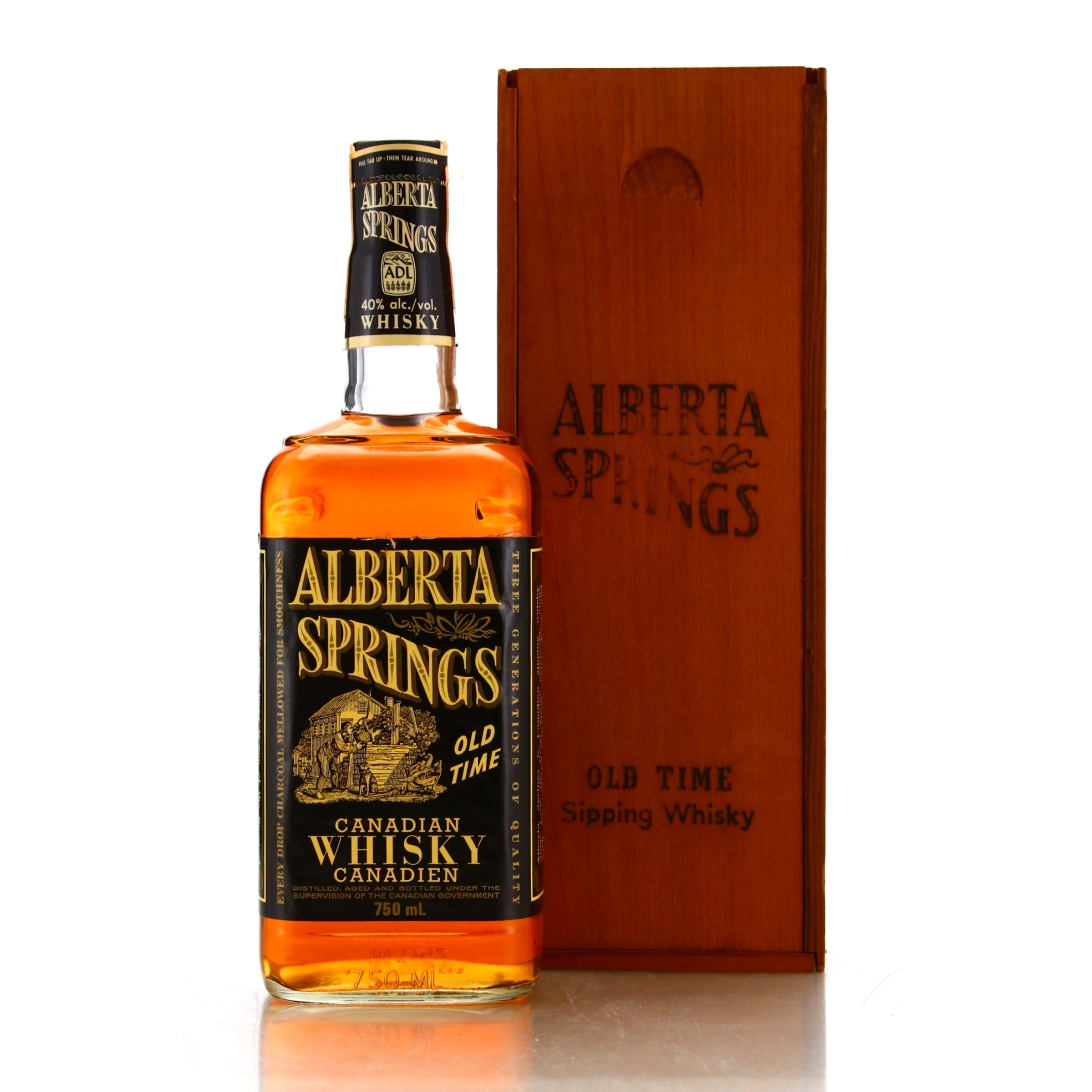 Alberta Springs 1975 Old Time Canadian Whisky