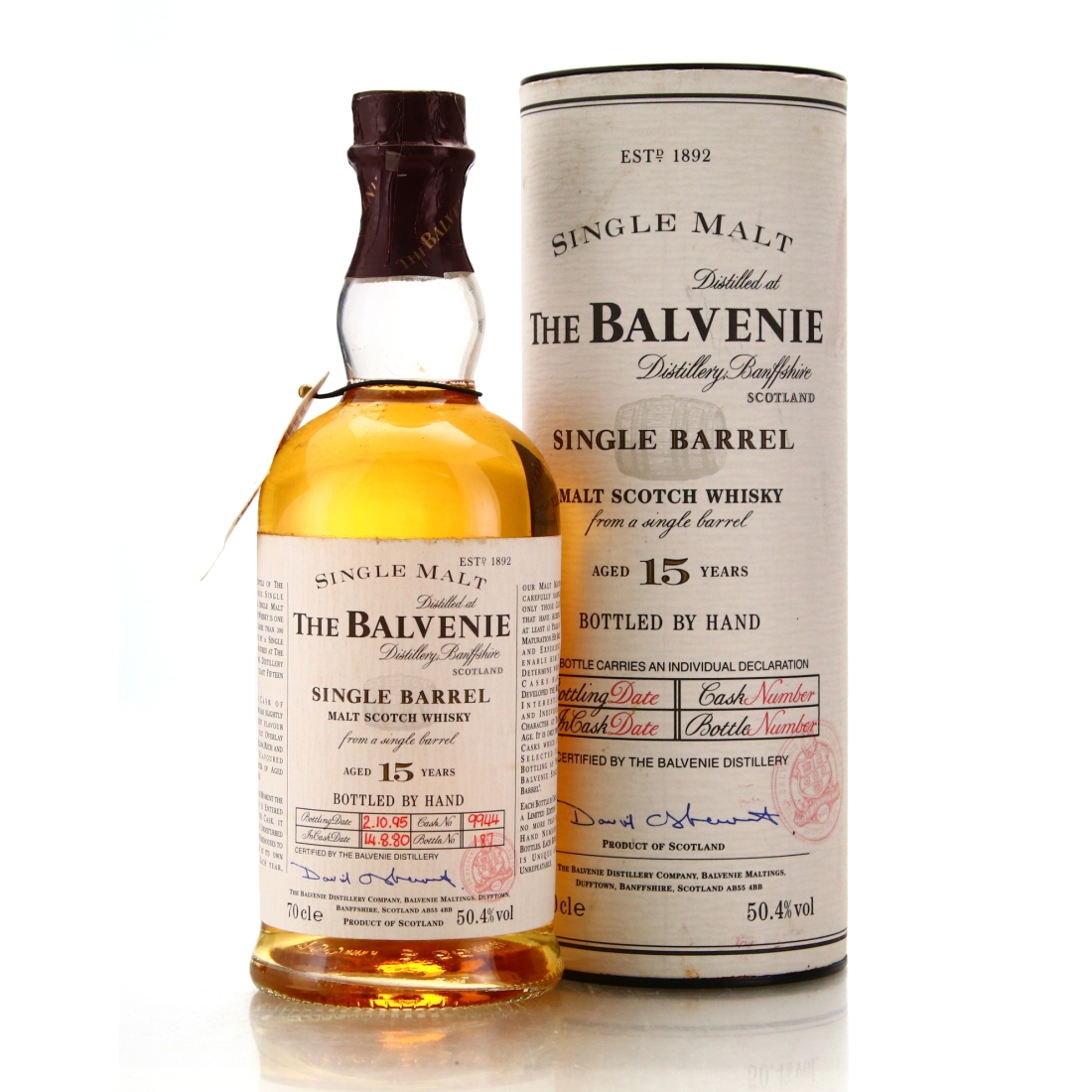 Balvenie 1980 Single Barrel 15 Year Old #9944