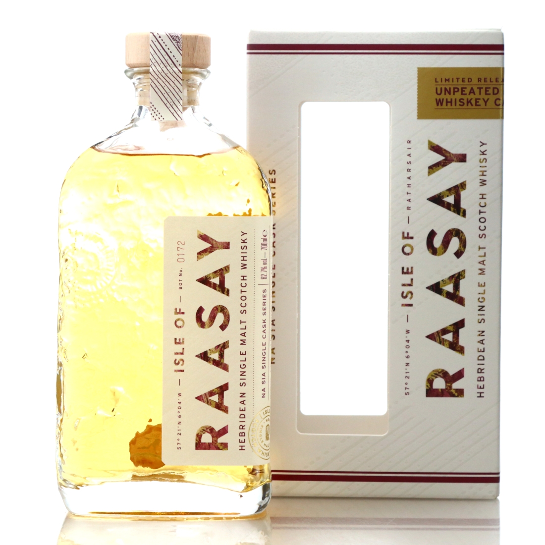 Raasay 2019 Unpeated Single Rye Cask #258