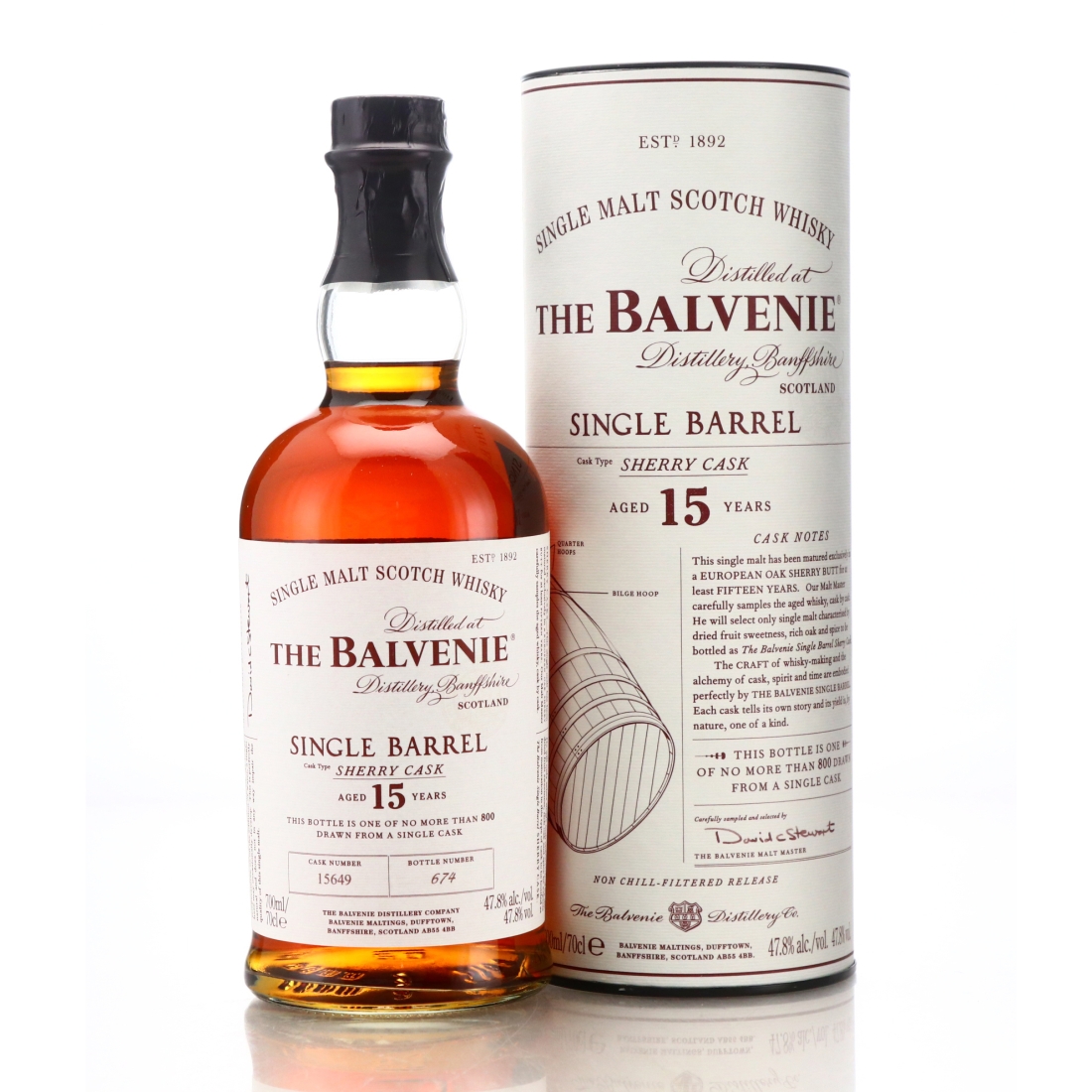 Balvenie 15 Year Old Sherry Cask Single Barrel #15649