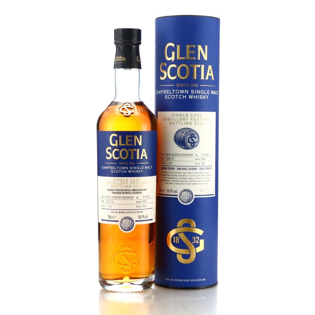 Glen Scotia 2004 Single Oloroso Cask 18 Year Old