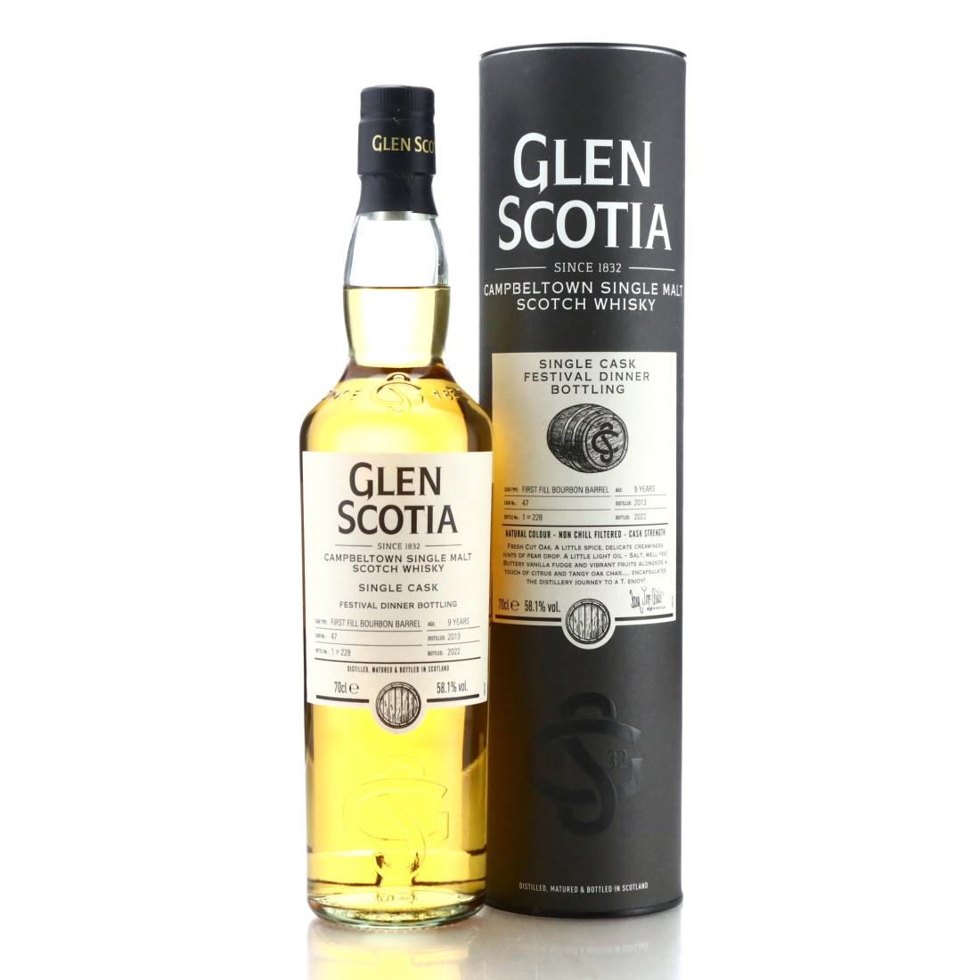 Glen Scotia 2013 Single Bourbon Cask 9 Year Old #47