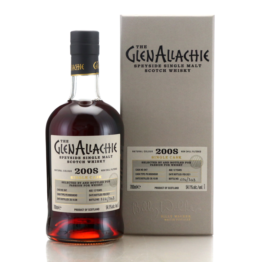 Glenallachie 2008 Single PX Cask 12 Year Old #847 / Passion for Whisky