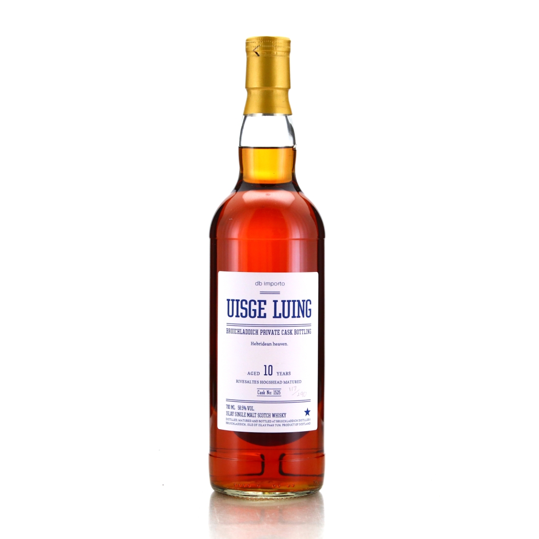 Bruichladdich 10 Year Old Private Rivesaltes Cask #1525 / Uisge Luing