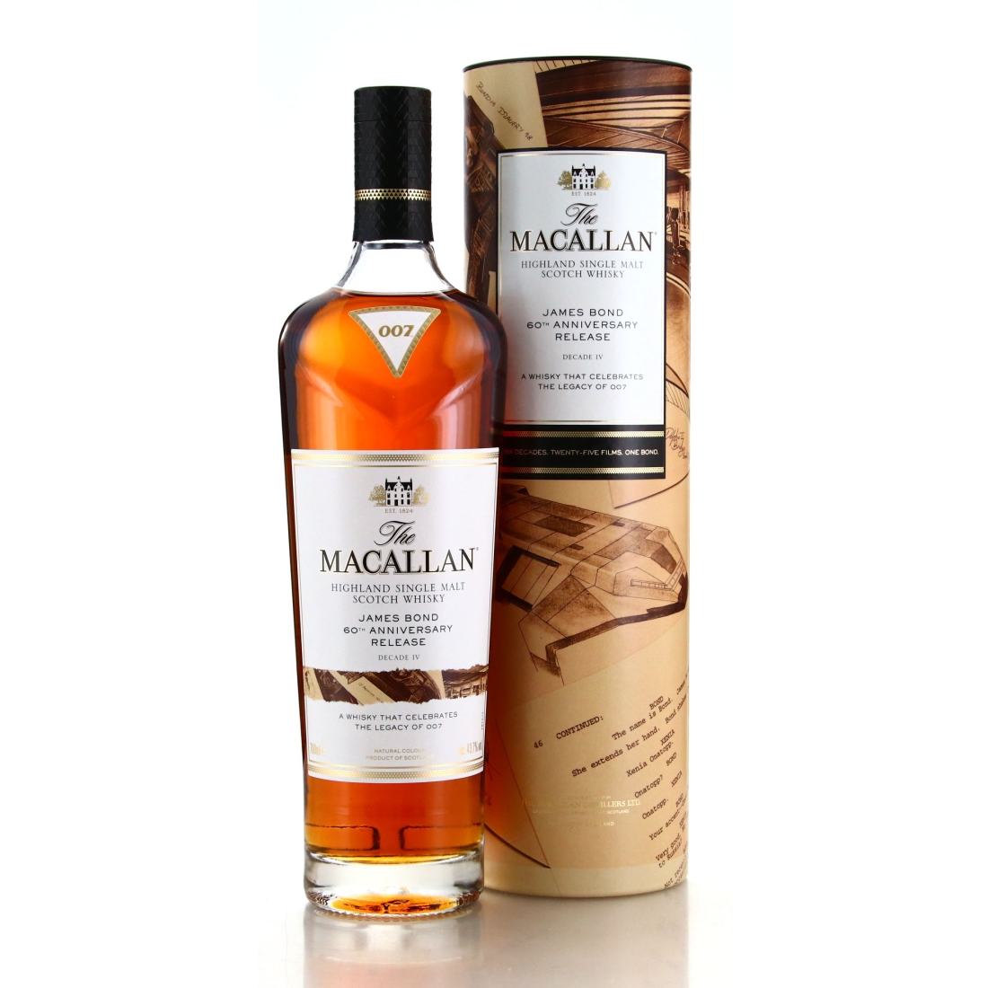 Macallan James Bond 60th Anniversary Release / Decade 4