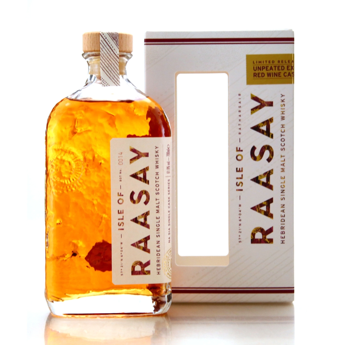 Raasay 2018 Unpeated Single Red Wine Cask #257