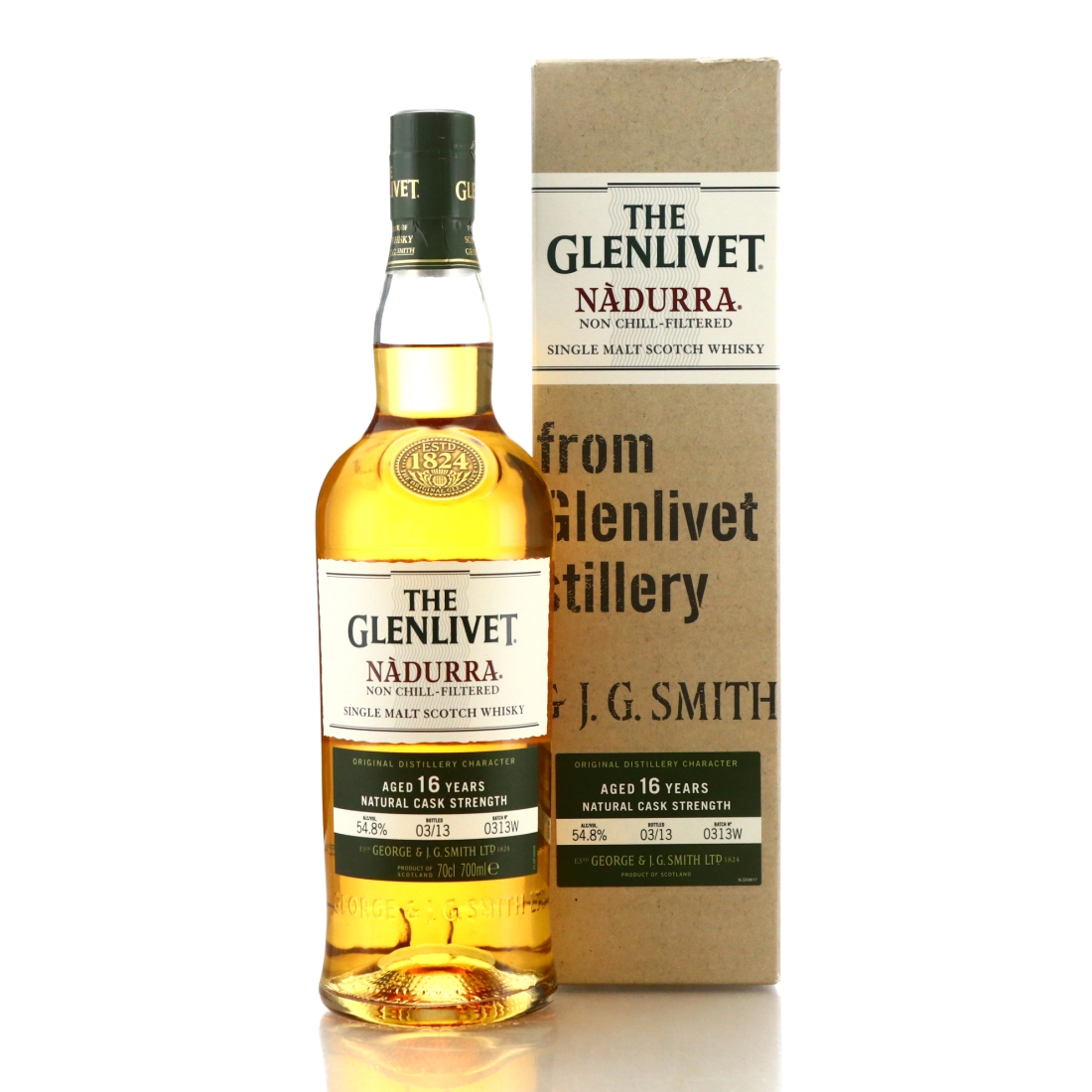 Glenlivet Nàdurra 16 Year Old Cask Strength Batch #0313W