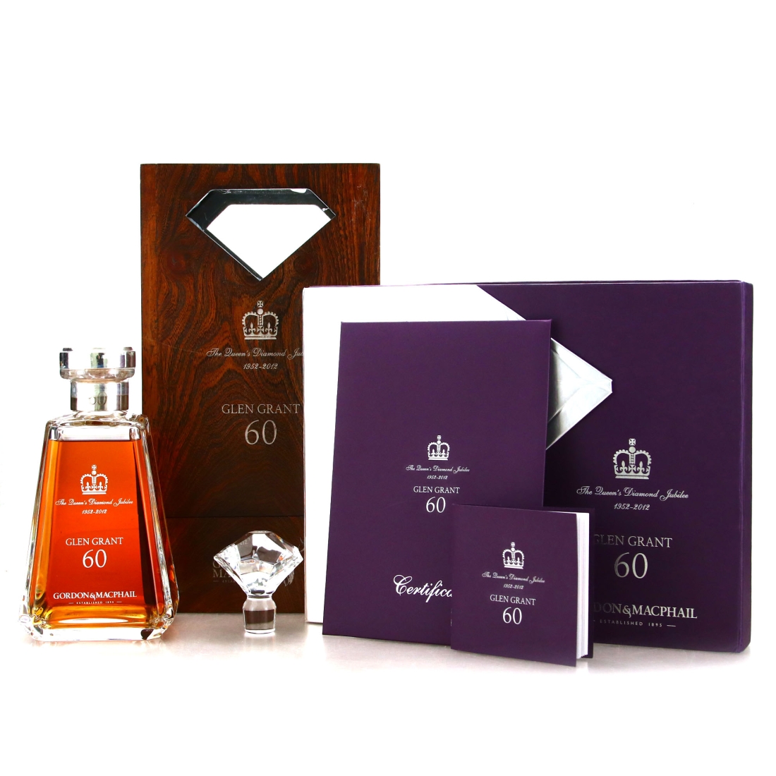 Image for Glen Grant 1952 Gordon and MacPhail 60 Year Old / Diamond Jubilee 2012