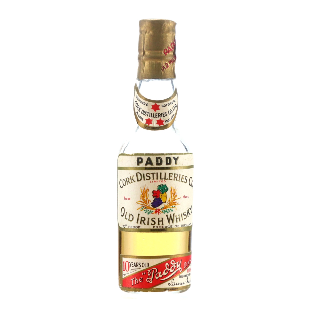 Paddy Old Irish Whiskey Miniature cirac 1960s