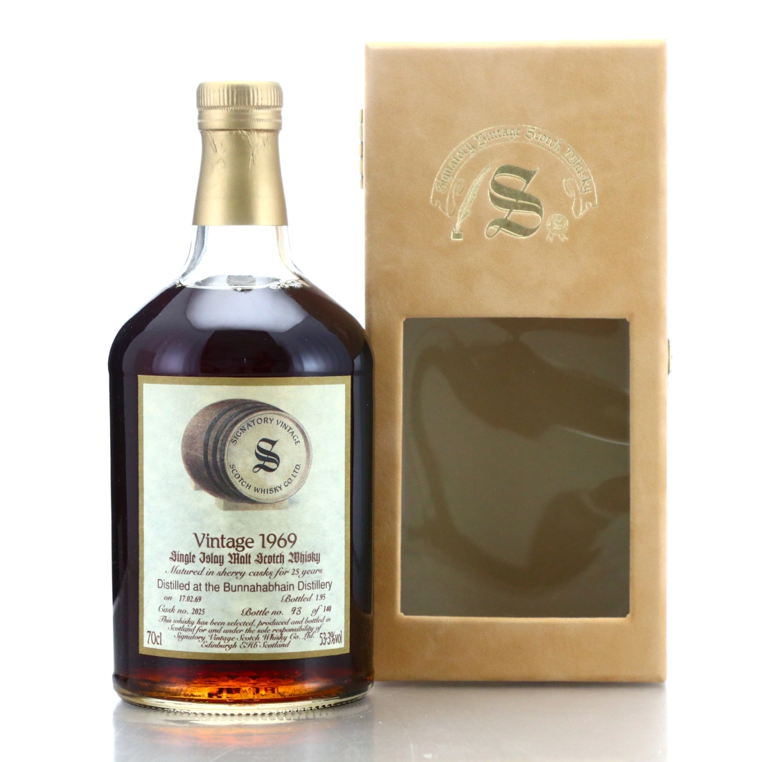 Bunnahabhain 1969 Signatory Vintage 25 Year Old