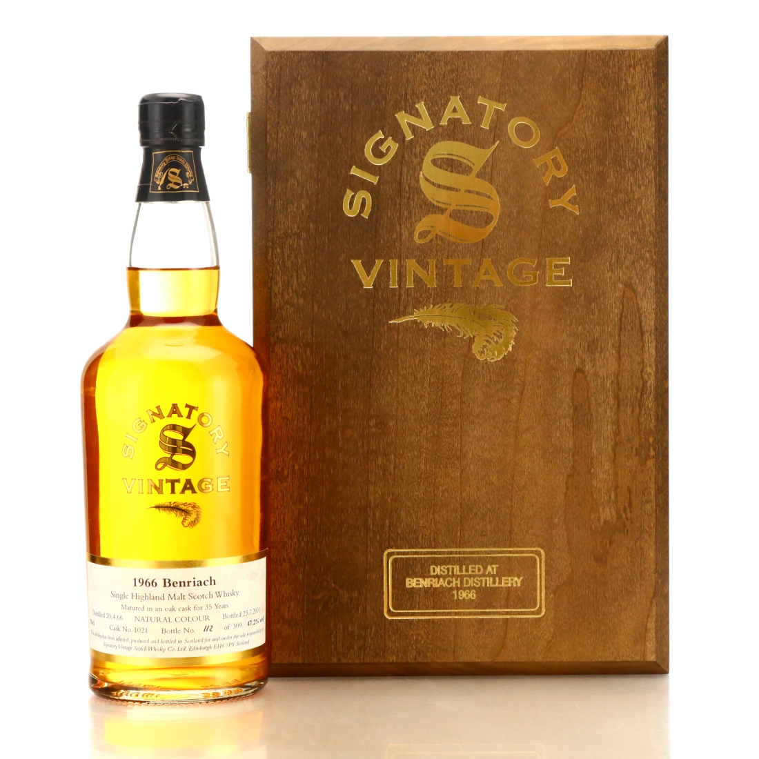 Benriach 1966 Signatory Vintage 35 Year Old Gift Pack