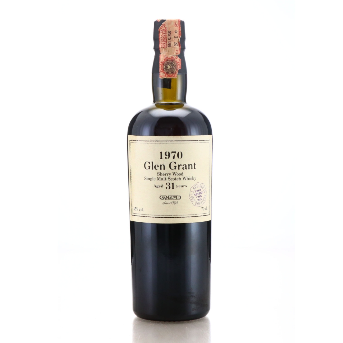 Glen Grant 1970 Samaroli 31 Year Old Sherry Wood
