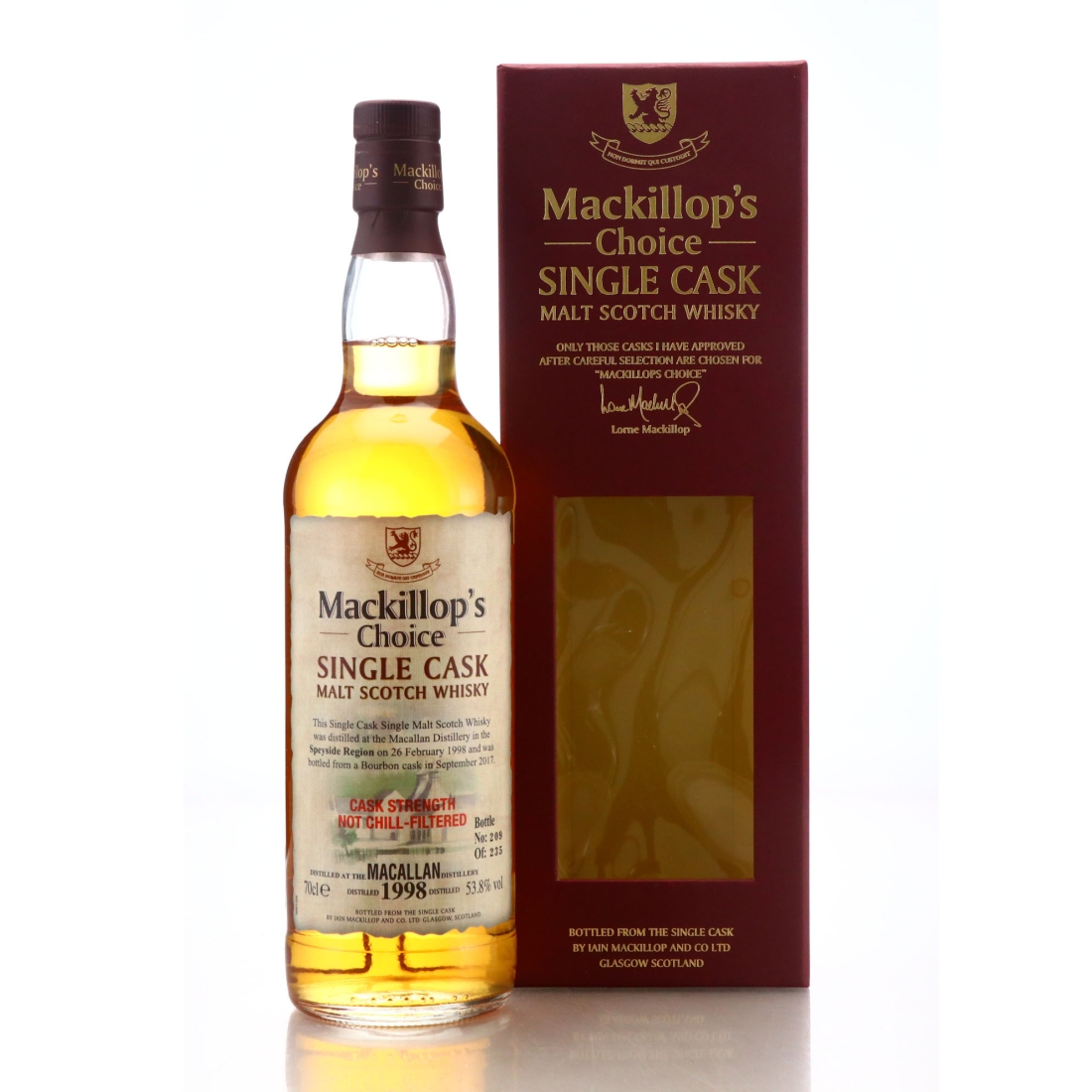 Macallan 1998 Mackillop's Choice