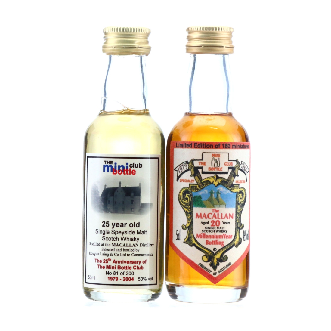 Macallan 1979 Miniature x 2