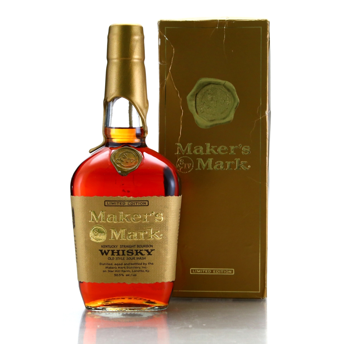 Maker's Mark Gold Label Label Kentucky Straight Bourbon 1994 / Japanese Import