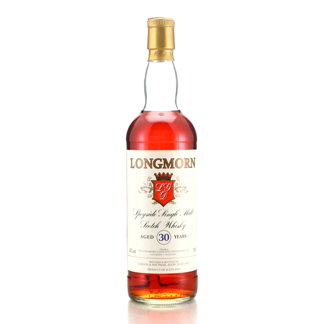 Longmorn 30 Year Old Gordon and MacPhail