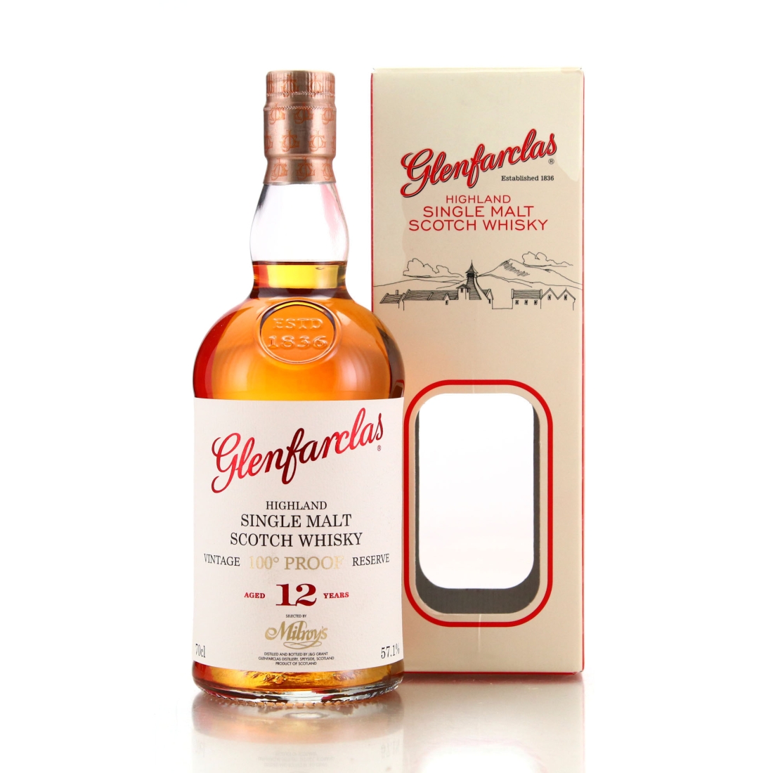 Glenfarclas 12 Year Old 100 Proof Vintage Reserve / Milroy's