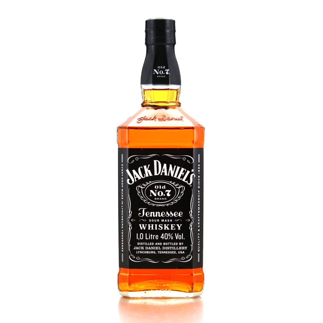 Jack Daniel's Old No.7 Brand 80 Proof 1 Litre