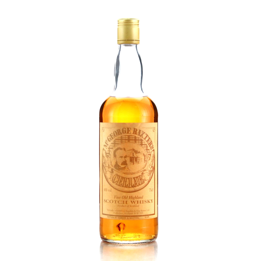 Mr George Baxter's Cellar Scotch Whisky 1980s