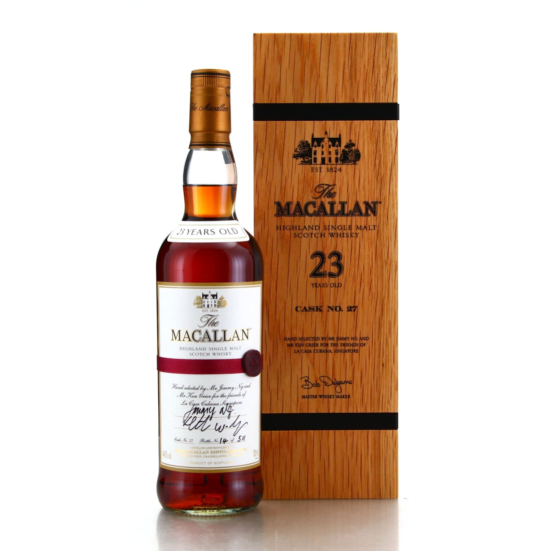 Macallan 23 Year Old Single Cask #27 / La Casa Cubana