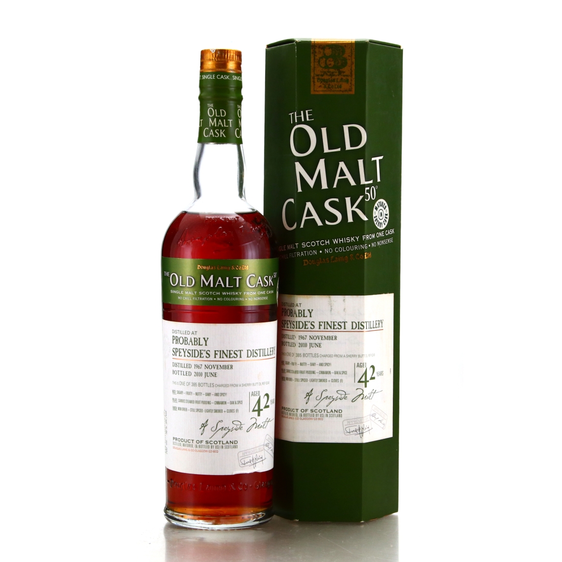 Glenfarclas 'Probably Speyside's Finest' 1967 Douglas Laing 42 Year Old