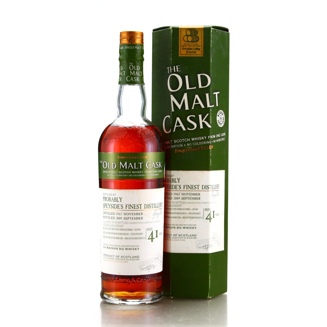 Glenfarclas 'Probably Speyside's Finest' 1967 Douglas Laing 41 Year Old / LMDW