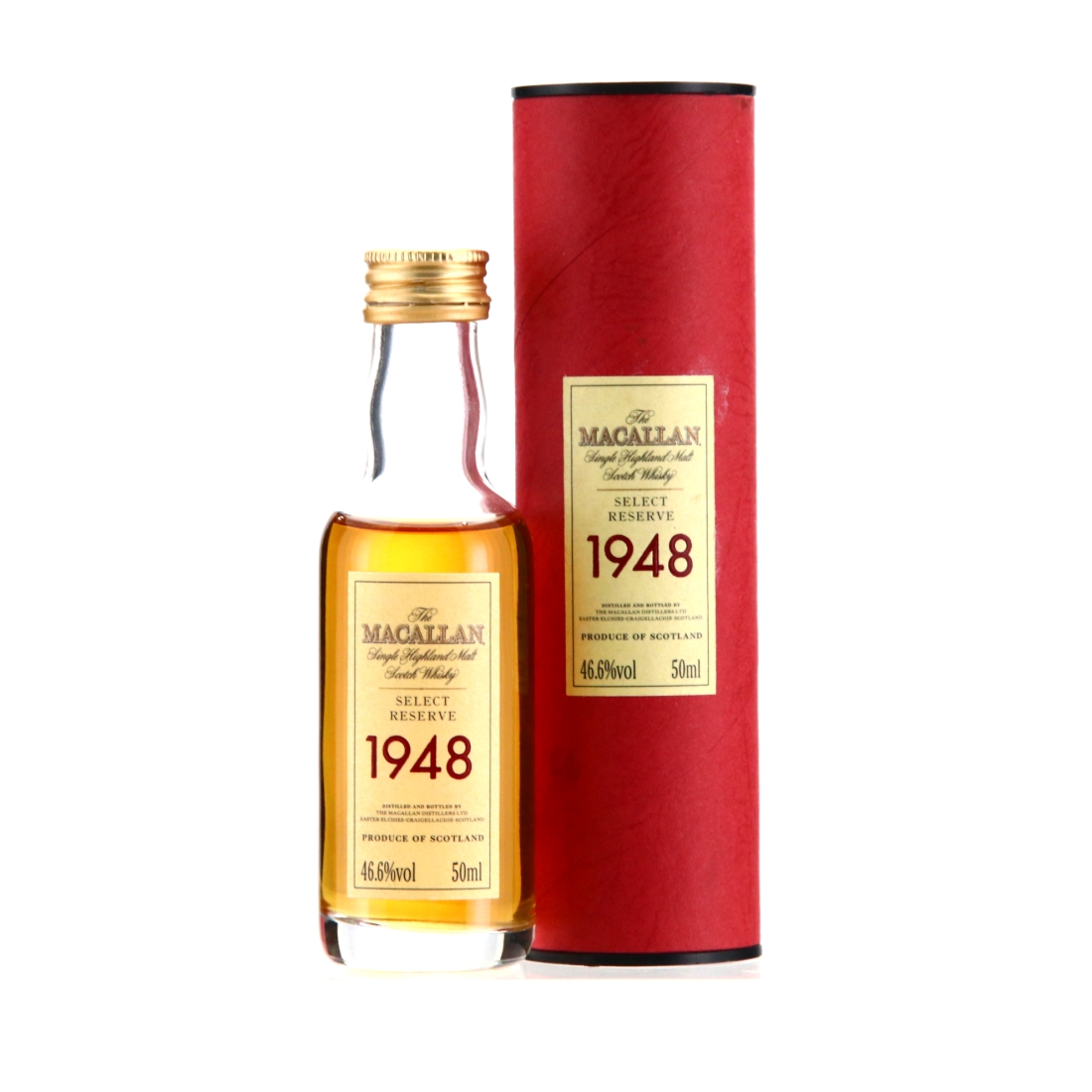 Macallan 1948 Select Reserve 51 Year Old Miniature